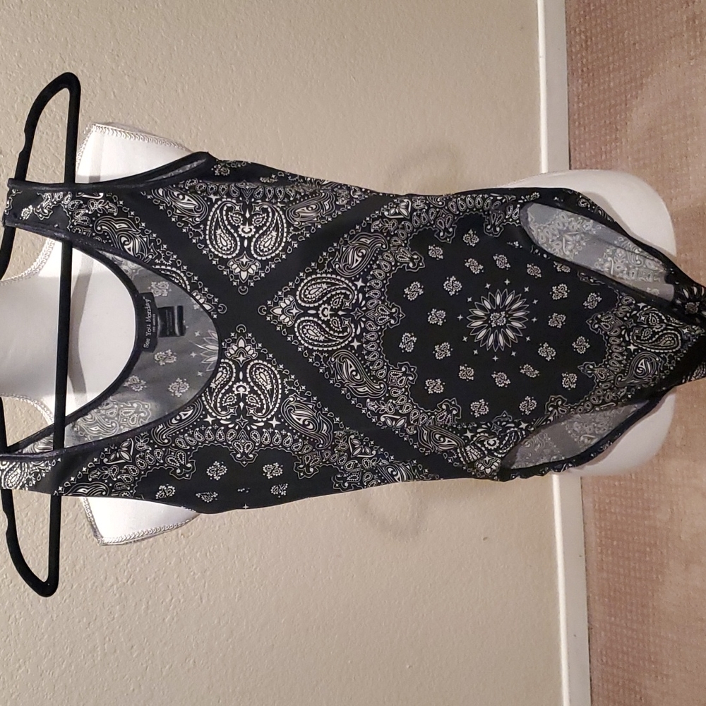 Bandana print bodysuit